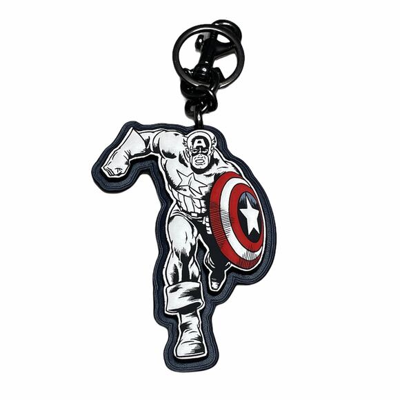 Coach Marvel Captain America Key Charm Bag Charm - Picture 1 of 5